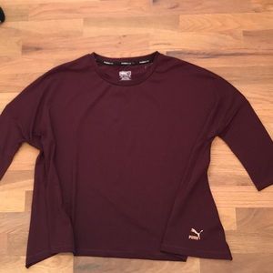 NWOT Cropped Puma Shirt size Med
